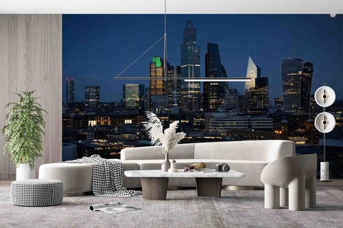 City building night - 3d,